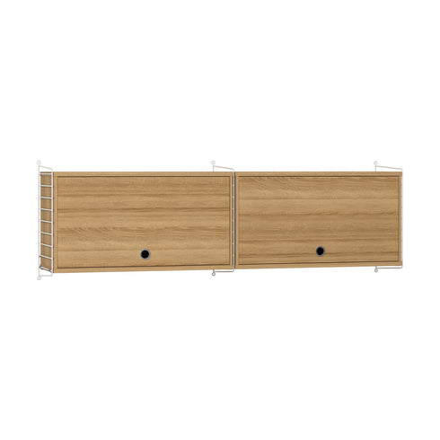 Wall Cabinet with Flap Doors 160x50x30cm